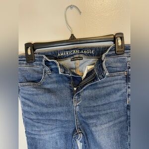 American Eagle Outfitters High Rise Blue Jeans